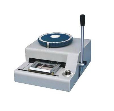 手動エンボッサー カードマシーン、PVCカード、各種類カード刻印